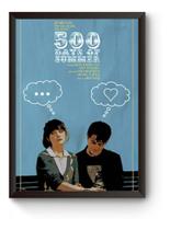 Quadro Filme 500 Dias Com Ela Poster Moldurado