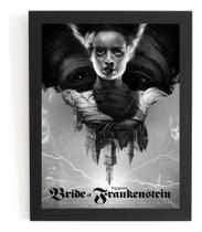 Quadro Filme A Noiva De Frankenstein Arte Terror Classico