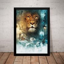 Quadro Filme As Cronicas De Narnia Arte Poster Moldurado