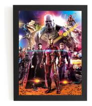 Quadro Filme Avengers Vingadores Guerra Infinita Thanos
