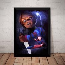 Quadro Filme Chucky Brinquedo Assassino Arte Terror Quadro Filme Chucky Brinquedo Assassino Arte Terror
