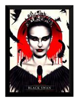 Quadro Filme Cisne Negro Arte Poster Moldurado