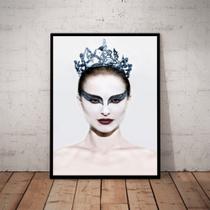 Quadro Filme Cisne Negro Poster Sem Texto Com Moldura