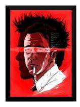 Quadro Filme Clube Da Luta Arte Poster Moldurado Quadro Filme Clube Da Luta Arte Poster Moldurado