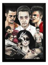 Quadro Filme Clube Da Luta Fight Club Arte Moldurada Quadro Filme Clube Da Luta Fight Club Arte Moldurada