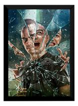 Quadro Filme Fragmentado Corpo Fechado Arte Poster Moldurado