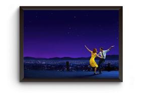 Quadro Filme La La Land Poster Moldurado