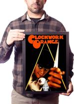 Quadro Filme Laranja Mecanica Classico Poster Na Moldura