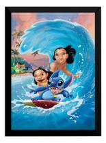 Quadro Filme Lilo & Stitch Disney Poster Moldurado