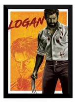 Quadro Filme Logan Wolverine Poster Artistico Com Moldura Quadro Filme Logan Wolverine Poster Artistico Com Moldura