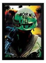 Quadro Filme Nascido Para Matar Born To Kill Arte Moldurada Quadro Filme Nascido Para Matar Born To Kill Arte Moldurada