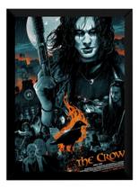Quadro Filme O Corvo The Crow Arte Poster Moldurado Quadro Filme O Corvo The Crow Arte Poster Moldurado