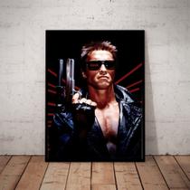 Quadro Filme O Exterminador Do Futuro Arnold Sem Texto