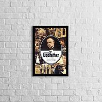 Quadro Filme O Poderoso Chefão - Godfather 24x18cm - com vidro Quadro Filme O Poderoso Chefão - Godfather 24x18cm - com vidro