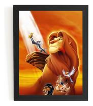 Quadro Filme O Rei Leão Disney Poster Moldurado Quadro Filme O Rei Leão Disney Poster Moldurado