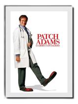 Quadro Filme Patch Adams O Amor É Contagioso Moldura Branca Quadro Filme Patch Adams O Amor É Contagioso Moldura Branca