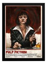 Quadro Filme Pulp Fiction Arte Cult 42x29cm Quadro Filme Pulp Fiction Arte Cult 42x29cm