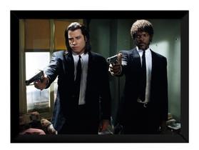 Quadro Filme Pulp Fiction Cena Clássica Foto Moldurada