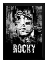 Quadro Filme Rocky Um Lutador Arte Poster Moldurado Quadro Filme Rocky Um Lutador Arte Poster Moldurado
