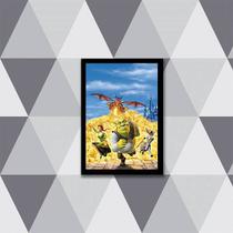 Quadro Filme Shrek 33x24cm - com vidro