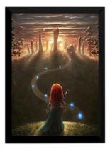Quadro Filme Valente Princesa Disney Arte Poster Moldurado Quadro Filme Valente Princesa Disney Arte Poster Moldurado