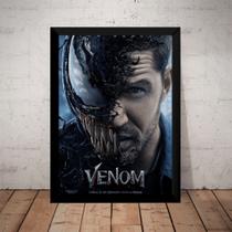 Quadro Filme Venom Inimigo Homem Aranha 42x29cm Quadro Filme Venom Inimigo Homem Aranha 42x29cm