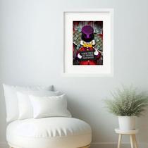 Quadro Fique Rico ou Morra Tentando- 60x48cm