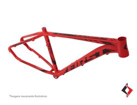 Quadro first lunix tapered vermelho pto brilho tam 19 - First Bikes