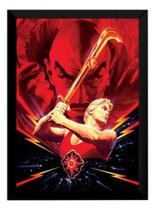 Quadro Flash Gordon Arte De Alex Ross Poster Moldurado Quadro Flash Gordon Arte De Alex Ross Poster Moldurado