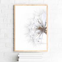 Quadro Flor Dente-de-Leão - Moldura Caixa + Foam + Vidro em Vários Tamanhos - Artfine Quadro Flor Dente-de-Leão - Moldura Caixa + Foam + Vidro em Vários Tamanhos - Artfine