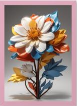 Quadro Flor simbolizando força - PinturaPerfeita