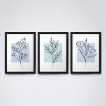 Quadro Flores Abstratas 08 Quadro Flores Abstratas 08