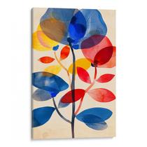 Quadro Flores Transcendentes em Harmonia Cromática