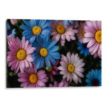 Quadro Flores Vibrantes em Harmonia Multicolorida