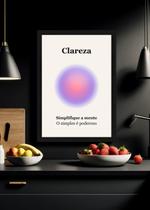 Quadro Foco/Clareza/Objetividade com Vidro e Moldura Preta Tamanho:21cm x 30cm (A4) Quadro Foco/Clareza/Objetividade com Vidro e Moldura Preta Tamanho:21cm x 30cm (A4)
