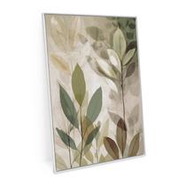 Quadro Folhas Soft Green Com Moldura Para Sala 60x40 Pequeno - Bimper Quadros Quadro Folhas Soft Green Com Moldura Para Sala 60x40 Pequeno - Bimper Quadros