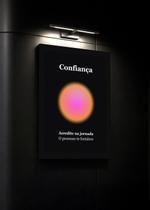Quadro Força/Confiança com Vidro e Moldura Tam:A4 Quadro Força/Confiança com Vidro e Moldura Tam:A4