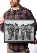 Quadro Força Expedicionária Brasileira Soldados Na Itália