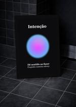 Quadro Força/Intenção com Vidro e Moldura Tam:A4 Quadro Força/Intenção com Vidro e Moldura Tam:A4
