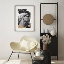 Quadro Foto Arte Estátua Grega - 60X48Cm