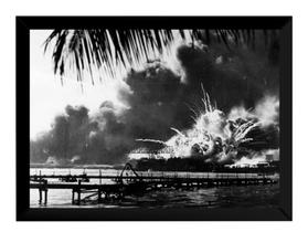 Quadro Foto Ataque A Pearl Harbor Guerra História Quadro Foto Ataque A Pearl Harbor Guerra História