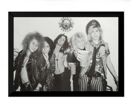 Quadro Foto Banda Guns N' Roses Moldura 42x29cm