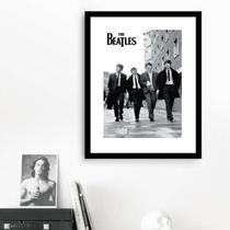 Quadro Foto Clássica Beatles - 60X48Cm - Quadros On-Line