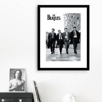 Quadro Foto Clássica Beatles - 60X48Cm