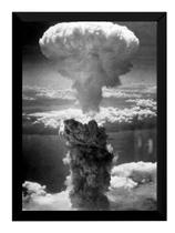 Quadro Foto Histórica Explosão Hiroshima E Nagasaki Guerra