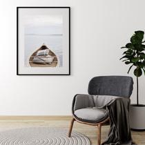 Quadro Foto Praia Soft Relax Canoa - 60x48cm Quadro Foto Praia Soft Relax Canoa - 60x48cm