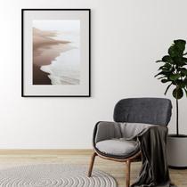 Quadro Foto Praia Tons de Marrom - 60x48cm