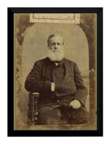Quadro Foto Rara Don Pedro Ii Acervo Imperial Grande 42x29cm Quadro Foto Rara Don Pedro Ii Acervo Imperial Grande 42x29cm