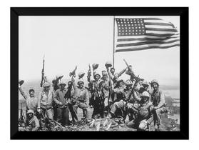 Quadro Foto Soldados Vitoria Segunda Guerra Mundial