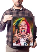 Quadro Foto Tekashi 6ix9ine Gooba Rap Trap